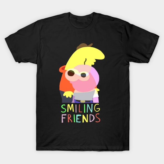 Smiling Friends T-Shirt by GravyOnToast